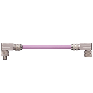 Igus M12 5 Poles Pin A / Socket B Angled Connector Phoenix Contact Harnessed Profibus Cable