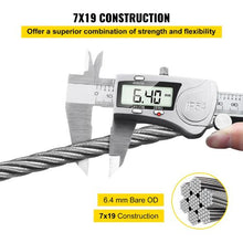1/4 Inch 7x19 Strand 304 Stainless Steel Braided Cable 200FT