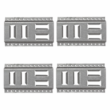 8" Fast-Track E-Track Horizontal Vertical Logistic Tie-Down for Pickups Trucks Trailers SLAET08G4 (Pack of 4)