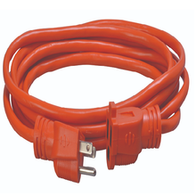 10"Ft Orange Extension Cord Cable 16/3 Sjtw Standard Outdoor 2304SW8803 (Pack Of 18)