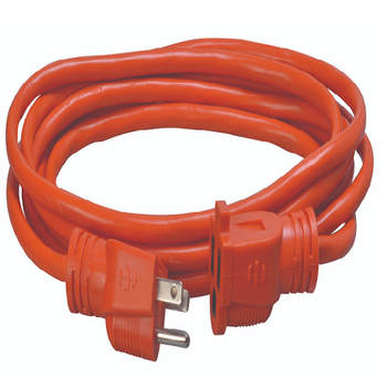 Cable de extensión estándar para exteriores, color naranja, 16/3 SJTW, 3 m, 2304SW8803 (paquete de 24) 