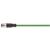 Igus BUS9041173 22 AWG 2P M12 D-Coded 4 Pin A / Open End B Connector PUR Harnessed Profinet Cable