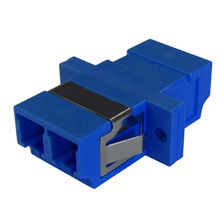 LC/UPC Duplex Single Mode Fiber Optic Adapter Blue FB10-5039-LCU