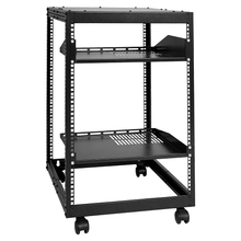23''-40'' Adjustable Depth 15U Open Frame Server Rack