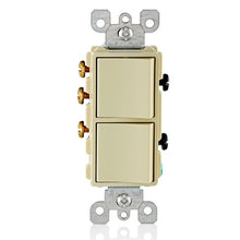 Leviton 15 Amp Decora Single-Pole 3-Way Combination Switch 5641-I