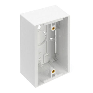 Single-Gang Surface-Mount Back Box White 42777-1WA