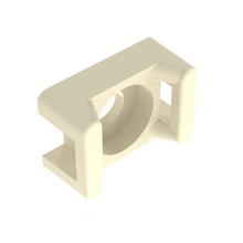 8 Hole Thread Size Nylon Screw-On Cable Tie Mount Ivory TM2S8-M69 (Pack of 1000)