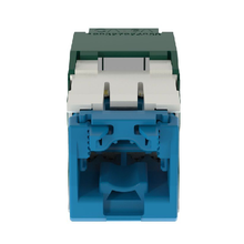 22-26 AWG Mini-Com Cat6A Shuttered Jack Module RJ45 TG Style CJH6X88TGGR