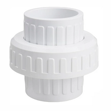 1/2" PVC Schedule 40 Slip x Slip Union Pipe Fitting White
