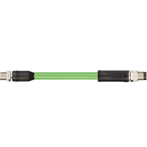 Igus MAT904125479 22 AWG 2P M12 D-Coded Pin A / M8 Pin B Connector PVC Industrial Profinet Cable