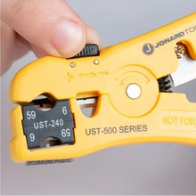 Network and Phone Cables With Stop Universal Stripper For Coax UST-540 (Pack of 2)