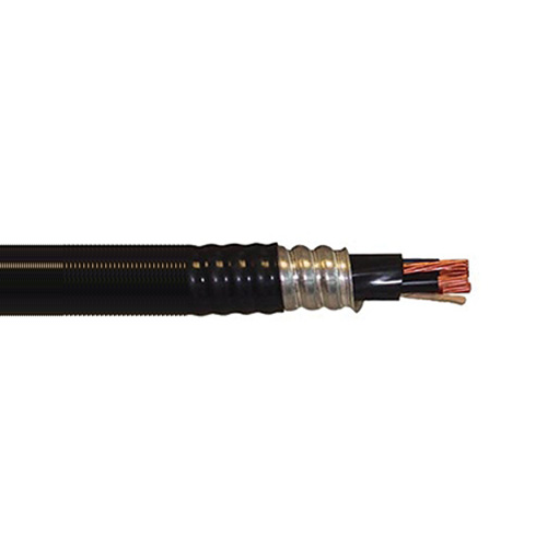 750-1C Teck 90 Bare Copper Aluminum Interlocked Armored Cable With Ground 1KV