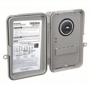 120/240V AC 40Amp Plastic Defrost Timer Control DTAV40