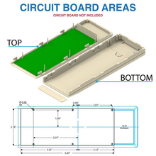 Handheld Enclosure With Pocket Clip & Industrial Battery Door M8,PC,IND,AL