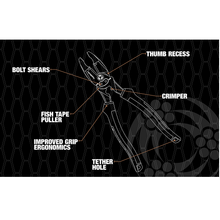9" Heavy Duty Side Cutting Combo Pliers SCP9TPCB (Pack of 6)