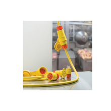 15A 125V Yellow SteriGuard Antimicrobial Straight Blade Connector 14W47AM