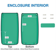 Mother Board Fixing Storage Box Translucent Green ,Hand Held Enclosure With Removable End Panel H65TRGR
