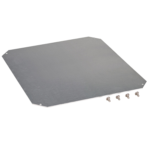 Galvanized steel mounting plate for 11.8 x 11.8