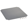 Galvanized steel mounting plate for 11.8 x 11.8