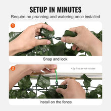 39" x 98" Greenery Ivy Fence with Mesh Backing, Strengthened Joints – Artificial Green Wall Screen JNF012