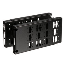 2-Post Rack Black Steel PDU Mounting Bracket Kit R2PPDUB