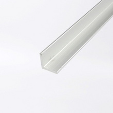 1/2" x 1/2" x 1/16" 6063-T5 Anodized Finish Aluminum Angle Clear