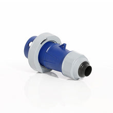 Leviton 30 Amp 250V LEV Series IEC Pin & Sleeve Plug with Clamp Blue 330P6WLEVA
