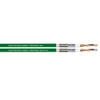 2x2x0.34 mm² Profinet 662 Bare Copper PETP Foil Al TC Braid PVC 300V Network Cable