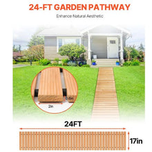 Brown Straight Pathway Roll Out Garden Walkway Wooden Garden