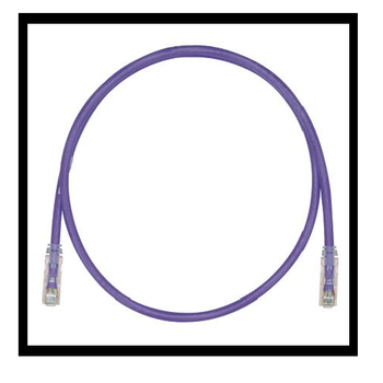 24 AWG Cat 6 UTP Copper 8M Patch Cord Violet UTPSP8MVLY