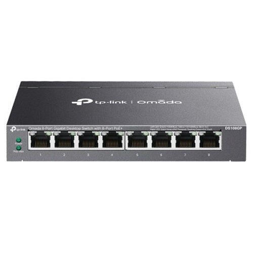 8-Port Gigabit Desktop Switch with 8-Port PoE+ TPL-DS108GP