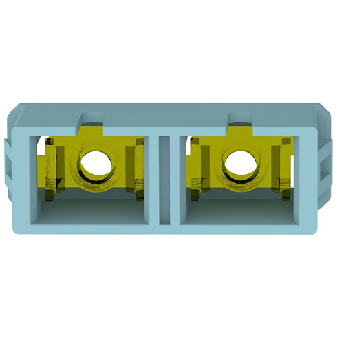 1.91 SC Fiber Optic Adapter Module Zirconia Ceramic Multimode Duplex FADSCZAQ-L (Pack of 50)