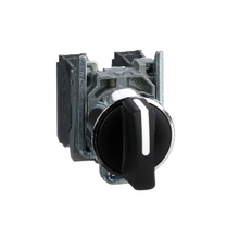 22mm Metallic Selector Switch 3-Position Panel Mount Short Lever 2NO Contacts