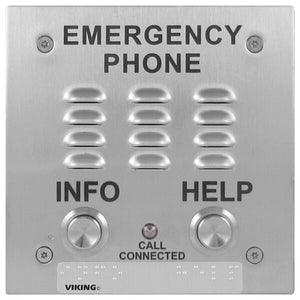 Two Button VoIP Emergency Phone VIK-E-1600-20-IP