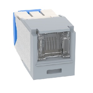 22-26 AWG Mini-Com Cat6A Shuttered Jack Module RJ45 TG Style CJH6X88TGIG