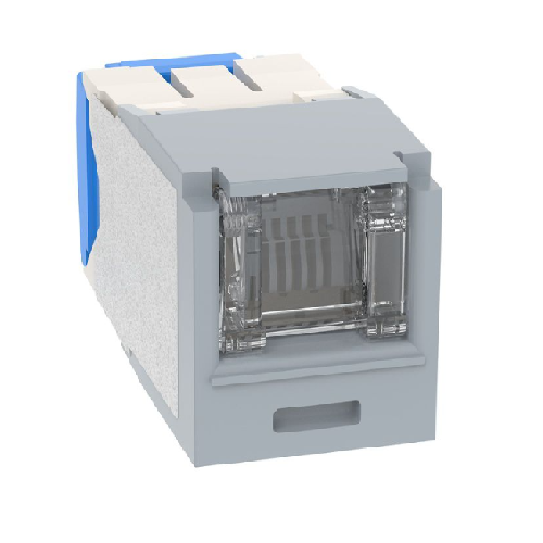 22-26 AWG Mini-Com Cat6A Shuttered Jack Module RJ45 TG Style CJH6X88TGIG