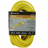 100' Ft 12/3 SJOOW Royal Yellow Rubber Extension Cord Power Light Indicator 3689SW0002 (Pack of 4)