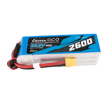 Gens Ace 2600mAh 6S1P 22.2V G-Tech Lipo Battery Pack With XT60 Plug GEA266S45X6GT