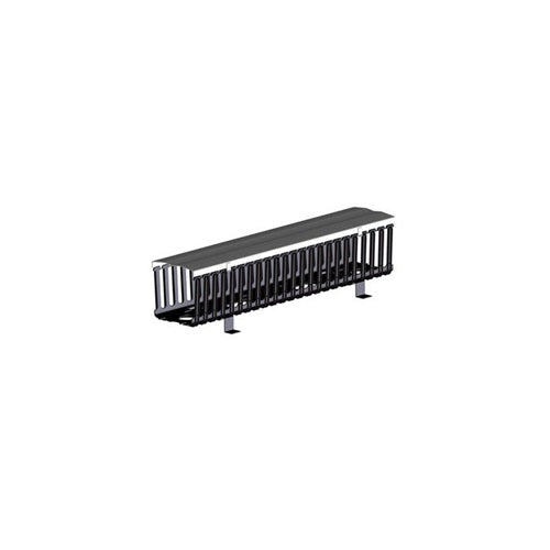 Vertical Front Only Cable Management Black Hinge Cover 8980L-VFO
