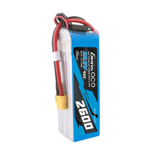 Gens Ace 2600mAh 6S1P 22.2V G-Tech Lipo Battery Pack With XT60 Plug GEA266S45X6GT