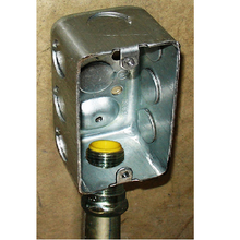 4"X2" Handy Box 2-1/8" Deep Drawn With Conduit Ko's Stainless Steel G19282-SS (Pack of 50)