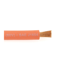 2 Gauge Orange Bare Copper Unshielded High Voltage Primary Battery Cable 159361-81