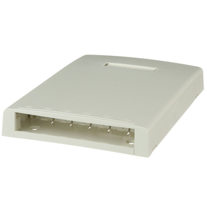 6 Port Mini-Com Multimedia Fiber Surface Mount Boxe CBXF6IW-AY