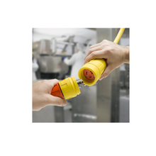 1.85 Inch Height Yellow SteriGuard Antimicrobial Straight Blade Connector 15W33AM