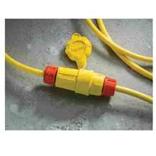 4.03 Inch Length Yellow SteriGuard Antimicrobial Straight Blade Connector 15W47AM