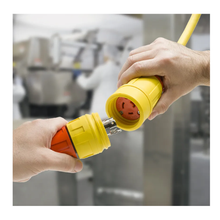 4.03 Inch Length Yellow SteriGuard Antimicrobial Straight Blade Connector 15W47AM
