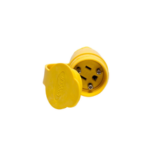 15A 125V 3 Wire 5-15P Yellow Watertight Connector 15W47