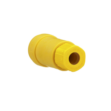 15A 125V 3 Wire 5-15P Yellow Watertight Connector 15W47