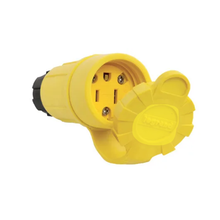 15A 125V 3 Wire 5-15P Yellow Watertight Connector 15W47