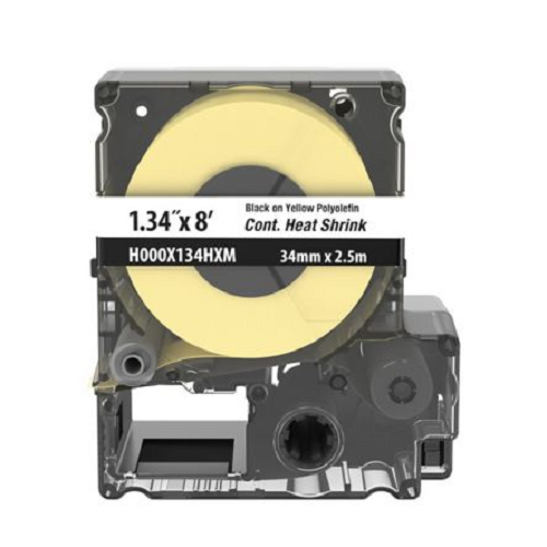 4 AWG Heat Shrink Label Yellow H000X134HXM